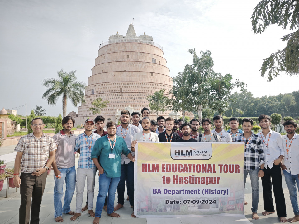 Our BA History students embarked on an educational trip to Hastinapur