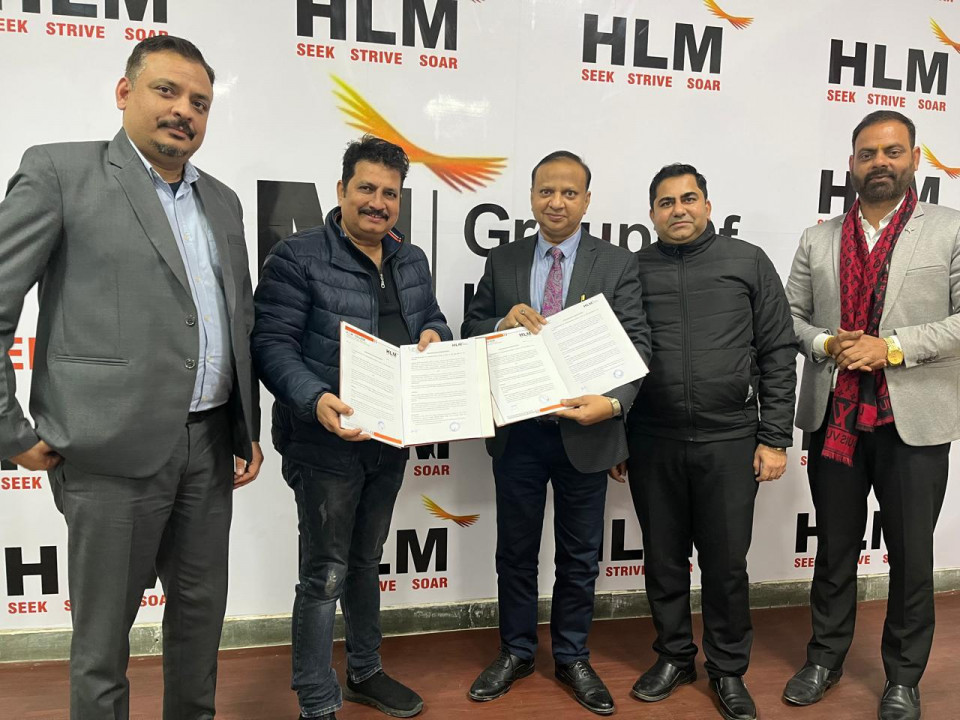 HLM Group of Institutions - MOU with Telecom Sector Skill Council and Naukri Campus