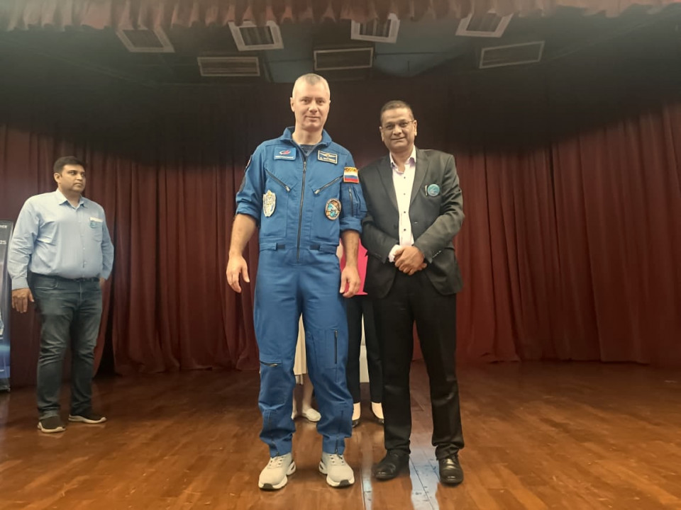 Interactive Session with Russian Cosmonauts Denis Matveev (Russian Pilot- Cosmonunts & Hero of Russia) 